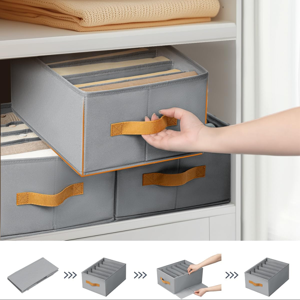 ExtraSpace™ Perfect Storage Organizers – Pack of 6